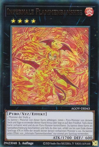 AGOV-DE043 - Infernale Flammenbanshee - Ultra Rare - 1. Auflage - DEUTSCH - Age of Overlord - mit LMS Trading Fieldcenter-Karte Yugioh AGOV-DE043 - Infernale Flammenbanshee - Ultra Rare - 1. Auflage - DEUTSCH - Age of Overlord - mit LMS Trading Fieldcenter-Karte Yugioh von LMS Trading