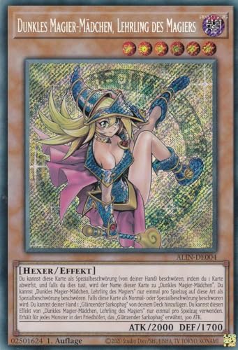 ALIN-DE004 - Dunkles Magier-Mädchen Lehrling des Magiers - Secret Rare - Deutsch - 1. Auflage - Alliance Insight -mit LMS Trading Fieldcenter-Karte Yugioh ALIN-DE004 - Dunkles Magier-Mädchen Lehrling des Magiers - Secret Rare - Deutsch - 1. Auflage - Alliance Insight -mit LMS Trading Fieldcenter-Karte Yugioh von LMS Trading