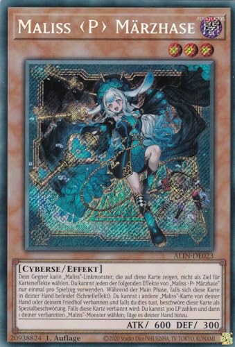 ALIN-DE023 - Maliss P Märzhase - Secret Rare - Deutsch - 1. Auflage - Alliance Insight -mit LMS Trading Fieldcenter-Karte Yugioh ALIN-DE023 - Maliss P Märzhase - Secret Rare - Deutsch - 1. Auflage - Alliance Insight -mit LMS Trading Fieldcenter-Karte Yugioh von LMS Trading