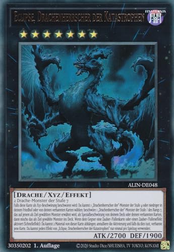 ALIN-DE048 - Eclipse Drachenherrscher der Katastrophen - Ultra Rare - Deutsch - 1. Auflage - Alliance Insight -mit LMS Trading Fieldcenter-Karte Yugioh ALIN-DE048 - Eclipse Drachenherrscher der Katastrophen - Ultra Rare - Deutsch - 1. Auflage - Alliance Insight -mit LMS Trading Fieldcenter-Karte Yugioh von LMS Trading