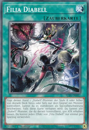 ALIN-DE057 - Filia Diabell - Common - Deutsch - 1. Auflage - Alliance Insight -mit LMS Trading Fieldcenter-Karte Yugioh ALIN-DE057 - Filia Diabell - Common - Deutsch - 1. Auflage - Alliance Insight -mit LMS Trading Fieldcenter-Karte Yugioh von LMS Trading