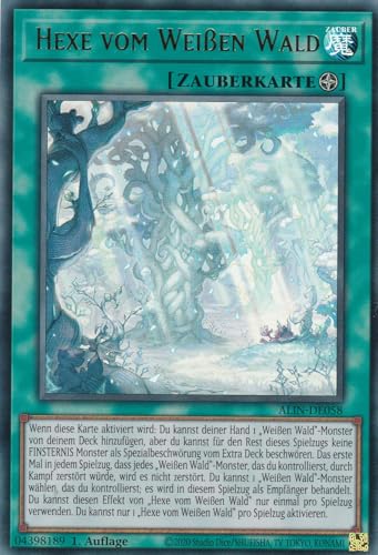ALIN-DE058 - Hexe vom Weißen Wald - Ultra Rare - Deutsch - 1. Auflage - Alliance Insight -mit LMS Trading Fieldcenter-Karte Yugioh von LMS Trading