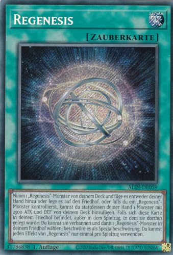ALIN-DE059 - Regenesis - Secret Rare - Deutsch - 1. Auflage - Alliance Insight -mit LMS Trading Fieldcenter-Karte Yugioh ALIN-DE059 - Regenesis - Secret Rare - Deutsch - 1. Auflage - Alliance Insight -mit LMS Trading Fieldcenter-Karte Yugioh von LMS Trading