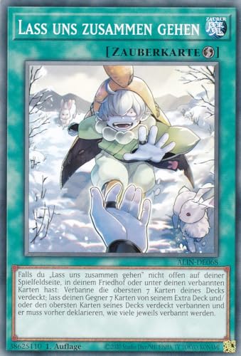 ALIN-DE068 - Lass Uns zusammen gehen - Common - Deutsch - 1. Auflage - Alliance Insight -mit LMS Trading Fieldcenter-Karte Yugioh von LMS Trading