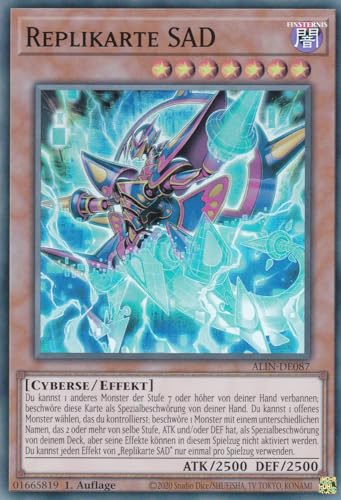 ALIN-DE087 - Replikarte SAD - Super Rare - Deutsch - 1. Auflage - Alliance Insight -mit LMS Trading Fieldcenter-Karte Yugioh ALIN-DE087 - Replikarte SAD - Super Rare - Deutsch - 1. Auflage - Alliance Insight -mit LMS Trading Fieldcenter-Karte Yugioh von LMS Trading