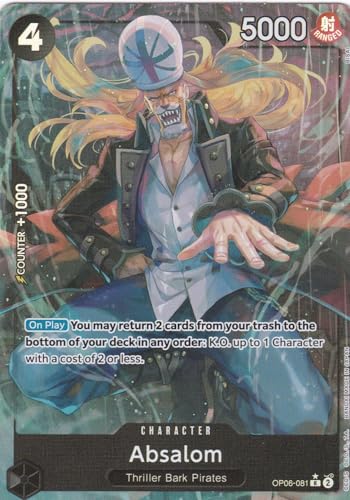 Absalom (OP06-081) (V.2) - Alternatives Artwork - Rare - Wings of The Captain - One Piece Card Game - Einzelkarte - mit LMS Trading Grußkarte von LMS Trading