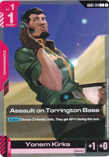 Assault on Torrington Base - GD01-114 - Common - Newtype Rising - Gundam TCG - Einzelkarte - Offiziell - Anime - mit LMS-Trading Karte Assault on Torrington Base - GD01-114 - Common - Newtype Rising - Gundam TCG - Einzelkarte - Offiziell - Anime - mit LMS-Trading Karte von LMS Trading