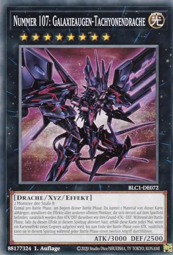BLC1-DE072 - Nummer 107: Galaxieaugen-Tachyonendrache - Common - 1. Auflage - DEUTSCH - Battles of Legends: Chapter 1 - mit LMS Trading Fieldcenter-Karte Yugioh BLC1-DE072 - Nummer 107: Galaxieaugen-Tachyonendrache - Common - 1. Auflage - DEUTSCH - Battles of Legends: Chapter 1 - mit LMS Trading Fieldcenter-Karte Yugioh von LMS Trading