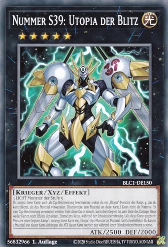 BLC1-DE150 - Nummer S39: Utopia der Blitz - Common - 1. Auflage - DEUTSCH - Battles of Legends: Chapter 1 - mit LMS Trading Fieldcenter-Karte Yugioh BLC1-DE150 - Nummer S39: Utopia der Blitz - Common - 1. Auflage - DEUTSCH - Battles of Legends: Chapter 1 - mit LMS Trading Fieldcenter-Karte Yugioh von LMS Trading