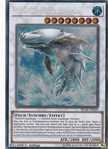 BLLR-DE020 - Weißer Aurawal - Secret Rare - 1. Auflage - DEUTSCH - Battles of Legend: Light's Revenge - mit LMS Trading Fieldcenter-Karte Yugioh BLLR-DE020 - Weißer Aurawal - Secret Rare - 1. Auflage - DEUTSCH - Battles of Legend: Light's Revenge - mit LMS Trading Fieldcenter-Karte Yugioh von LMS Trading