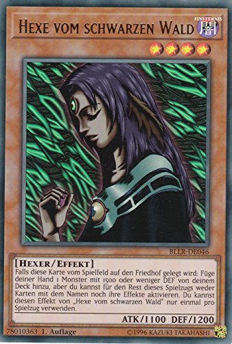 BLLR-DE046 - Hexe vom schwarzen Wald - Ultra Rare - 1. Auflage - DEUTSCH - Battles of Legend: Light's Revenge - mit LMS Trading Fieldcenter-Karte Yugioh von LMS Trading