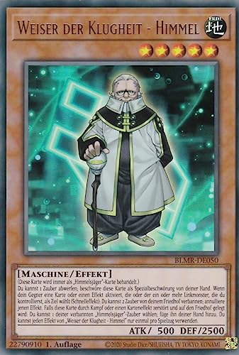 BLMR-DE050 - Weiser der Klugheit - Himmel - Ultra Rare - 1. Auflage - Deutsch - Battles of Legend: Monstrous Revenge - mit LMS Trading Fieldcenter-Karte Yugioh BLMR-DE050 - Weiser der Klugheit - Himmel - Ultra Rare - 1. Auflage - Deutsch - Battles of Legend: Monstrous Revenge - mit LMS Trading Fieldcenter-Karte Yugioh von LMS Trading