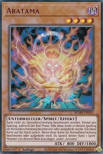 BLMR-DE055 - Aratama - Ultra Rare - 1. Auflage - Deutsch - Battles of Legend: Monstrous Revenge - mit LMS Trading Fieldcenter-Karte Yugioh von LMS Trading