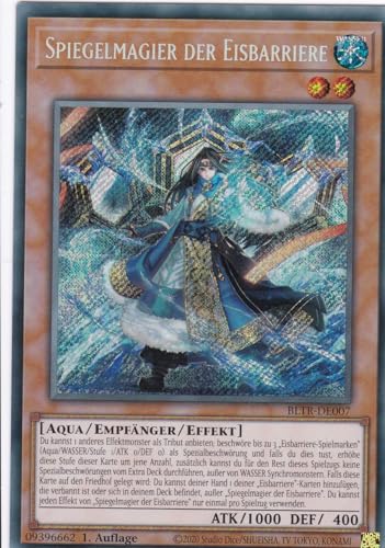 BLTR-DE007 - Spiegelmagier der Eisbarriere - Secret Rare - Deutsch - Battles of Legend: Terminal Revenge - mit LMS Trading Fieldcenter-Karte Yugioh von LMS Trading