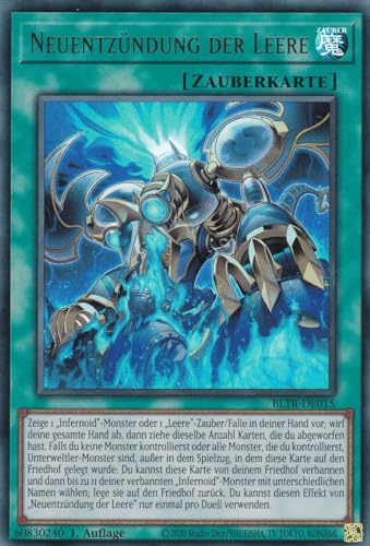 BLTR-DE015 - Neuentzündung der Leere - Ultra Rare - Deutsch - Battles of Legend: Terminal Revenge - mit LMS Trading Fieldcenter-Karte Yugioh BLTR-DE015 - Neuentzündung der Leere - Ultra Rare - Deutsch - Battles of Legend: Terminal Revenge - mit LMS Trading Fieldcenter-Karte Yugioh von LMS Trading