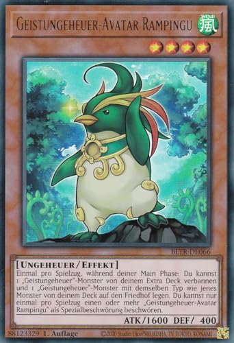 BLTR-DE066 - Geistungeheuer-Avatar Rampingu - Ultra Rare - Deutsch - Battles of Legend: Terminal Revenge - mit LMS Trading Fieldcenter-Karte Yugioh von LMS Trading