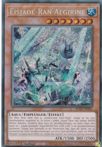 BLTR-DE081 - Eisjade-Ran Aegirine - Secret Rare - Deutsch - Battles of Legend: Terminal Revenge - mit LMS Trading Fieldcenter-Karte Yugioh BLTR-DE081 - Eisjade-Ran Aegirine - Secret Rare - Deutsch - Battles of Legend: Terminal Revenge - mit LMS Trading Fieldcenter-Karte Yugioh von LMS Trading