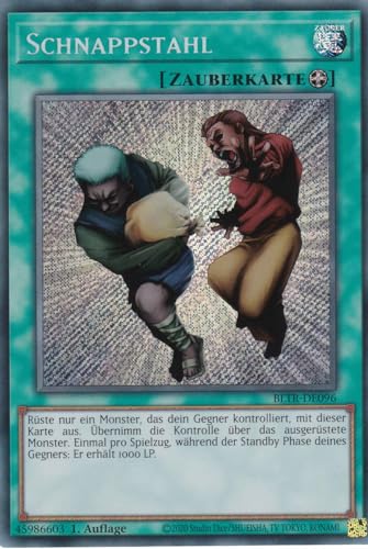 BLTR-DE096 - Schnappstahl - Secret Rare - Deutsch - Battles of Legend: Terminal Revenge - mit LMS Trading Fieldcenter-Karte Yugioh BLTR-DE096 - Schnappstahl - Secret Rare - Deutsch - Battles of Legend: Terminal Revenge - mit LMS Trading Fieldcenter-Karte Yugioh von LMS Trading