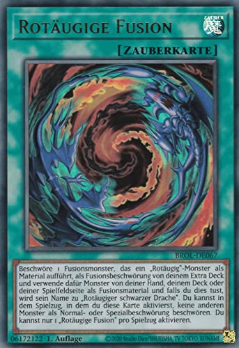 BROL-DE067 - Rotäugige Fusion - Ultra Rare - 1. Auflage - Deutsch - Brothers of Legend - mit LMS Trading Fieldcenter-Karte Yugioh BROL-DE067 - Rotäugige Fusion - Ultra Rare - 1. Auflage - Deutsch - Brothers of Legend - mit LMS Trading Fieldcenter-Karte Yugioh von LMS Trading
