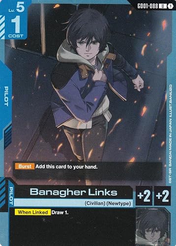Banagher Links - GD01-088 - Uncommon - Newtype Rising - Gundam TCG - Einzelkarte - Offiziell - Anime - mit LMS-Trading Karte Banagher Links - GD01-088 - Uncommon - Newtype Rising - Gundam TCG - Einzelkarte - Offiziell - Anime - mit LMS-Trading Karte von LMS Trading