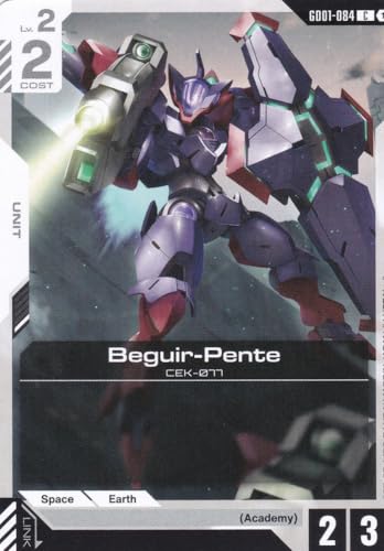 Beguir-Pente CEK-077 - GD01-084 - Common - Newtype Rising - Gundam TCG - Einzelkarte - Offiziell - Anime - mit LMS-Trading Karte Beguir-Pente CEK-077 - GD01-084 - Common - Newtype Rising - Gundam TCG - Einzelkarte - Offiziell - Anime - mit LMS-Trading Karte von LMS Trading