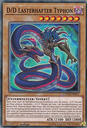 COTD-DE017 - D/D Lasterhafter Typhon - Common - Deutsch - Code of The Duelist - mit LMS Trading Fieldcenter-Karte Yugioh COTD-DE017 - D/D Lasterhafter Typhon - Common - Deutsch - Code of The Duelist - mit LMS Trading Fieldcenter-Karte Yugioh von LMS Trading