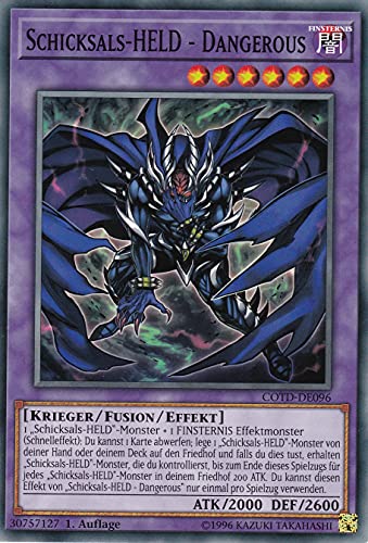 COTD-DE096 - Schicksals-HELD – Dangerous - Common - 1. Auflage - DEUTSCH - Code of The Duelist - mit LMS Trading Fieldcenter-Karte Yugioh COTD-DE096 - Schicksals-HELD – Dangerous - Common - 1. Auflage - DEUTSCH - Code of The Duelist - mit LMS Trading Fieldcenter-Karte Yugioh von LMS Trading