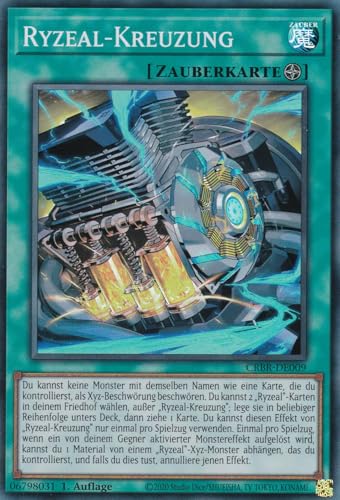 CRBR-DE009 - Ryzeal - Kreuzung - Super Rare - Deutsch - 1. Auflage - Crossover Breakers - mit LMS Trading Fieldcenter-Karte Yugioh CRBR-DE009 - Ryzeal - Kreuzung - Super Rare - Deutsch - 1. Auflage - Crossover Breakers - mit LMS Trading Fieldcenter-Karte Yugioh von LMS Trading