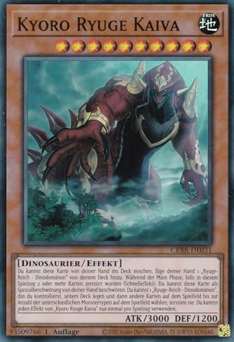 CRBR-DE031 - Kyoro Ryuge Kaiva - Super Rare - Deutsch - 1. Auflage - Crossover Breakers - mit LMS Trading Fieldcenter-Karte Yugioh CRBR-DE031 - Kyoro Ryuge Kaiva - Super Rare - Deutsch - 1. Auflage - Crossover Breakers - mit LMS Trading Fieldcenter-Karte Yugioh von LMS Trading