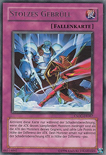 CSOC-DE067 - Stolzes Gebrüll - Rare - Deutsch - Crossroads of Chaos - mit LMS Trading Fieldcenter-Karte Yugioh von LMS Trading