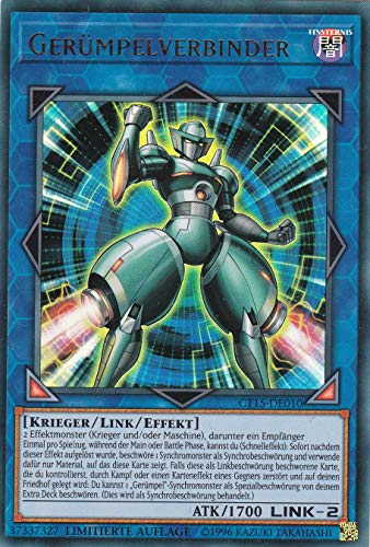 CT15-DE010 - Gerümpelverbinder - Ultra Rare - 1. Auflage - Deutsch - 2018 Mega-Tins - mit LMS Trading Fieldcenter-Karte Yugioh von LMS Trading