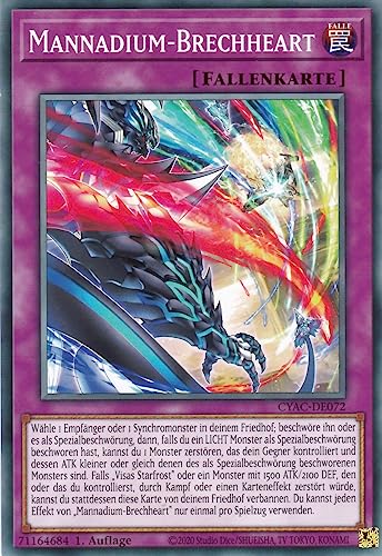 CYAC-DE072 - Mannadium-Brechheart - Common - 1. Auflage - Deutsch - Cyberstorm Access - mit LMS Trading Fieldcenter-Karte Yugioh CYAC-DE072 - Mannadium-Brechheart - Common - 1. Auflage - Deutsch - Cyberstorm Access - mit LMS Trading Fieldcenter-Karte Yugioh von LMS Trading
