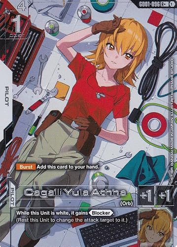 Cagalli Yula Athha (Alt. Art) - GD01-096 - Rare - Newtype Rising - Gundam TCG - Einzelkarte - Offiziell - Anime - mit LMS-Trading Karte von LMS Trading