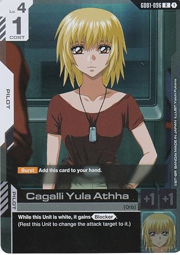 Cagalli Yula Athha - GD01-096 - Rare - Newtype Rising - Gundam TCG - Einzelkarte - Offiziell - Anime - mit LMS-Trading Karte von LMS Trading