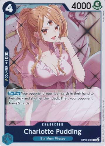 Charlotte Pudding (OP06-047) - Rare - Wings of The Captain - One Piece Card Game - Einzelkarte - mit LMS Trading Grußkarte von LMS Trading
