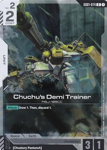 Chuchu's Demi Trainer MSJ-105CC - GD01-074 - Rare - Newtype Rising - Gundam TCG - Einzelkarte - Offiziell - Anime - mit LMS-Trading Karte von LMS Trading