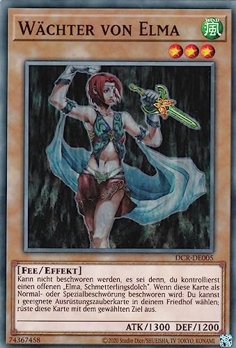 DCR-DE005 - Wächter von Elma - Common - Reprint - Deutsch - Dark Crisis (25th Anniversary Edition) - mit LMS Trading Fieldcenter-Karte Yugioh von LMS Trading