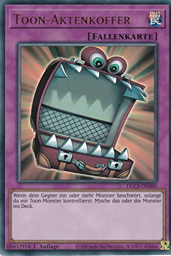 DLCS-DE080 - Toon – Aktenkoffer - Ultra Rare - Reprint - Deutsch - Dragons of Legend: The Complete Series - mit LMS Trading Fieldcenter-Karte Yugioh DLCS-DE080 - Toon – Aktenkoffer - Ultra Rare - Reprint - Deutsch - Dragons of Legend: The Complete Series - mit LMS Trading Fieldcenter-Karte Yugioh von LMS Trading