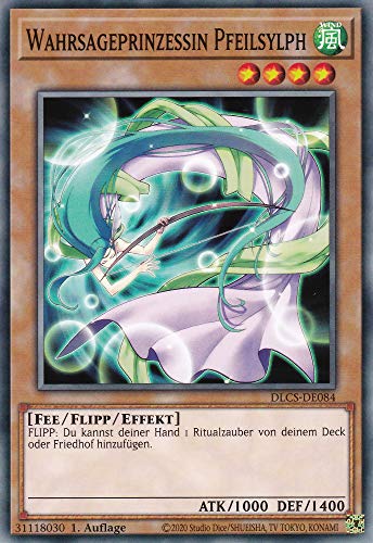 DLCS-DE084 - Wahrsageprinzessin Pfeilsylph - Common - Reprint - Deutsch - Dragons of Legend: The Complete Series - mit LMS Trading Fieldcenter-Karte Yugioh von LMS Trading