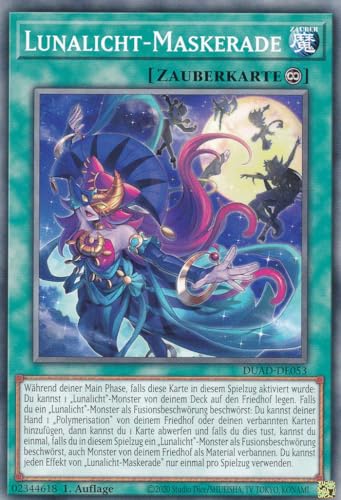DUAD-DE053 - Lunalicht-Maskerade - Common - Deutsch - 1. Auflage - Duelist's Advance -mit LMS Trading Fieldcenter-Karte Yugioh von LMS Trading