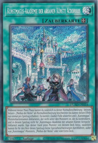 DUAD-DE054 - Kunstmagus-Akademie der Arkanen Künste Acropolis - Secret Rare - Deutsch - 1. Auflage - Duelist's Advance -mit LMS Trading Fieldcenter-Karte Yugioh DUAD-DE054 - Kunstmagus-Akademie der Arkanen Künste Acropolis - Secret Rare - Deutsch - 1. Auflage - Duelist's Advance -mit LMS Trading Fieldcenter-Karte Yugioh von LMS Trading