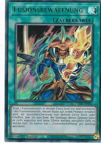 DUNE-DE061 - Fusionsbewaffnung - Ultra Rare - 1. Auflage - Deutsch - Duelist Nexus - mit LMS Trading Fieldcenter-Karte Yugioh von LMS Trading