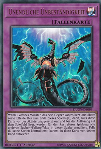 DUOV-DE099 - Unendliche Unbeständigkeit - Ultra Rare - 1. Auflage - Deutsch - Duel Overlord - mit LMS Trading Fieldcenter-Karte Yugioh DUOV-DE099 - Unendliche Unbeständigkeit - Ultra Rare - 1. Auflage - Deutsch - Duel Overlord - mit LMS Trading Fieldcenter-Karte Yugioh von LMS Trading