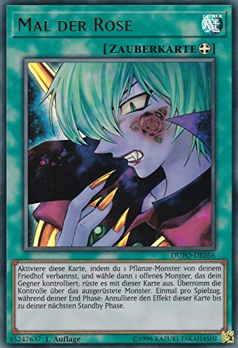 DUPO-DE056 - Mal der Rose - Ultra Rare - 1. Auflage - Deutsch - Duel Power - mit LMS Trading Fieldcenter-Karte Yugioh DUPO-DE056 - Mal der Rose - Ultra Rare - 1. Auflage - Deutsch - Duel Power - mit LMS Trading Fieldcenter-Karte Yugioh von LMS Trading