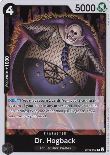 Dr. Hogback (OP06-090) - Rare - Wings of The Captain - One Piece Card Game - Einzelkarte - mit LMS Trading Grußkarte von LMS Trading