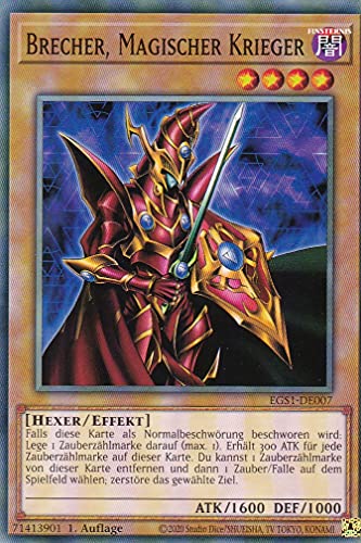 EGS1-DE007 - Brecher, Magischer Krieger - Common - Reprint - Deutsch - Egyptian God Deck: Slifer der Himmelsdrache - mit LMS Trading Fieldcenter-Karte Yugioh EGS1-DE007 - Brecher, Magischer Krieger - Common - Reprint - Deutsch - Egyptian God Deck: Slifer der Himmelsdrache - mit LMS Trading Fieldcenter-Karte Yugioh von LMS Trading
