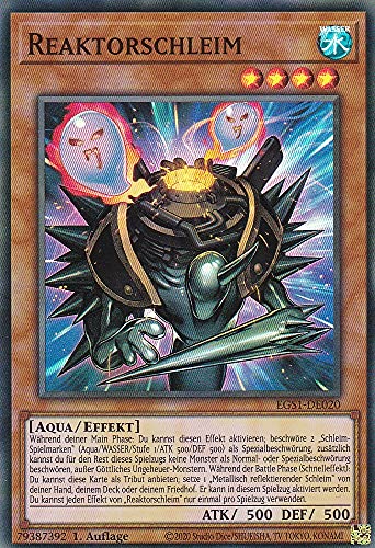 EGS1-DE020 - Reaktorschleim - Common - Reprint - Deutsch - Egyptian God Deck: Slifer der Himmelsdrache - mit LMS Trading Fieldcenter-Karte Yugioh von LMS Trading