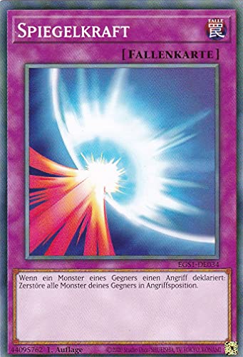 EGS1-DE034 - Spiegelkraft - Common - Reprint - Deutsch - Egyptian God Deck: Slifer der Himmelsdrache - mit LMS Trading Fieldcenter-Karte Yugioh EGS1-DE034 - Spiegelkraft - Common - Reprint - Deutsch - Egyptian God Deck: Slifer der Himmelsdrache - mit LMS Trading Fieldcenter-Karte Yugioh von LMS Trading
