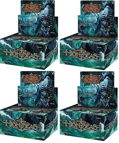 Flesh and Blood - High Seas - Display Case (4 Booster Displays) - Englisch - mit LMS Trading Grußkarte von LMS Trading