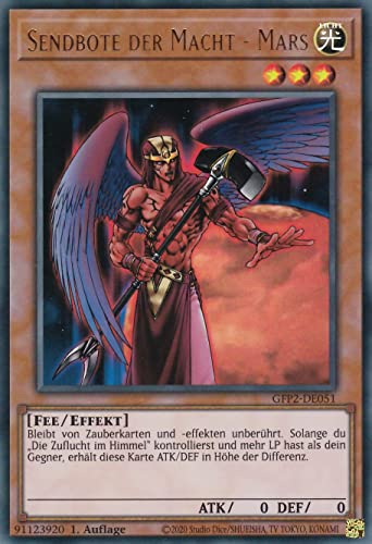 GFP2-DE051 - Sendbote der Macht - Mars - Ultra Rare - 1. Auflage - Deutsch - Ghost from The Past II The Second Hunting - mit LMS Trading Fieldcenter-Karte Yugioh von LMS Trading